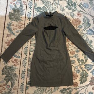 Zara Gray Mini Dress